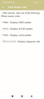 Unlock iPhone Master Codes ภาพหน้าจอ 1