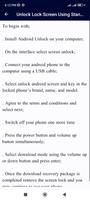 Unlock Mobile Password Guide screenshot 2