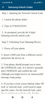 Unlock Samsung Device Guide imagem de tela 2