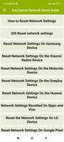 Any Device Network Reset Guide poster
