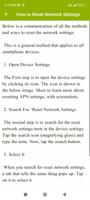 Any Device Network Reset Guide screenshot 1