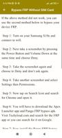 Guide For FRP Bypass Tricks screenshot 1