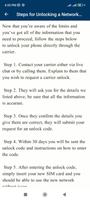 Network Unlock Carriers Guide screenshot 3