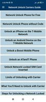 Network Unlock Carriers Guide poster