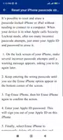 Reset iPhone with Code Guide ảnh chụp màn hình 1