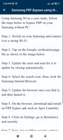Samsung Mobile Bypass Guide ảnh chụp màn hình 3