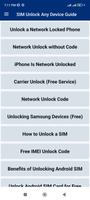 SIM Unlock Any Device Guide poster
