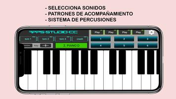 Poster Sintetizador Piano