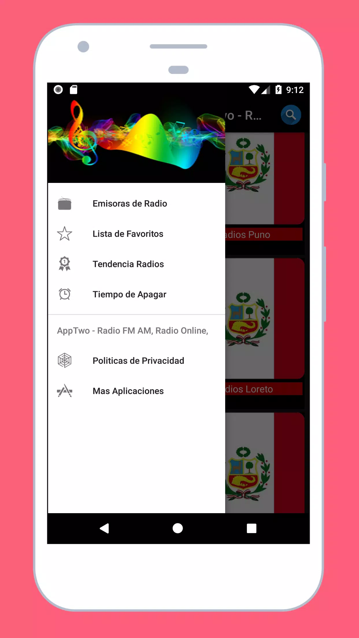 Descarga de APK de Radios del Peru en Vivo AM y F para Android