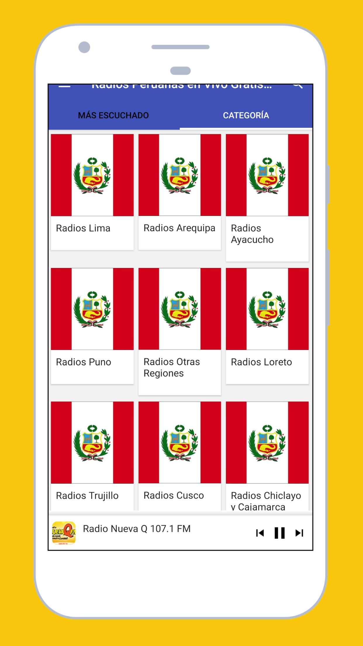 Descarga de APK de Radios Peruanas en Vivo AM y F para Android