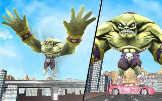 Superhero Incredible Monster Hero City Battle capture d'écran 2