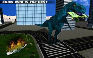 Real Dinosaur Attack City Hunting Simulator 2018 screenshot 1