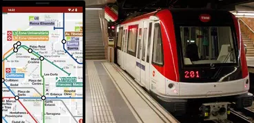 Plano Metro de Barcelona