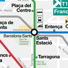 Plano Metro de Barcelona icono