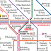 Mapa metra w Berlinie