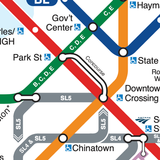 U-Bahn-Plan von Boston