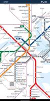 Boston Subway Map (Offline) captura de pantalla 1