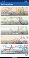 Delhi Metro Map (Offline) Affiche
