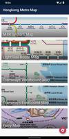 Hong Kong Metro Map 포스터