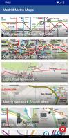 Madrid Subway Map Affiche