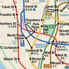 Map of NYC Subway - MTA アプリダウンロード