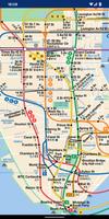 Map of NYC Subway - MTA Plakat