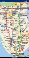 Map of NYC Subway - MTA ポスター