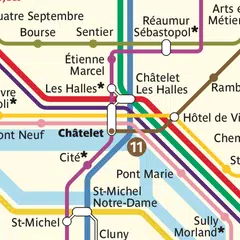 Скачать Metro Map: Paris (Offline) XAPK