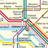 Metro Map: Paris (Offline) アイコン