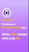 Lek: AI Writing Assistant 海報