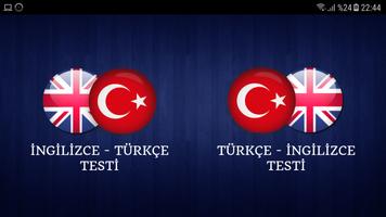 İngilizce Kelime Testi poster