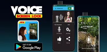Voice lock Screen: Voice Screen Locker 2020