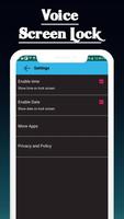 वॉयस लॉक स्क्रीन: वॉयस स्क्रीन लॉकर स्क्रीनशॉट 1