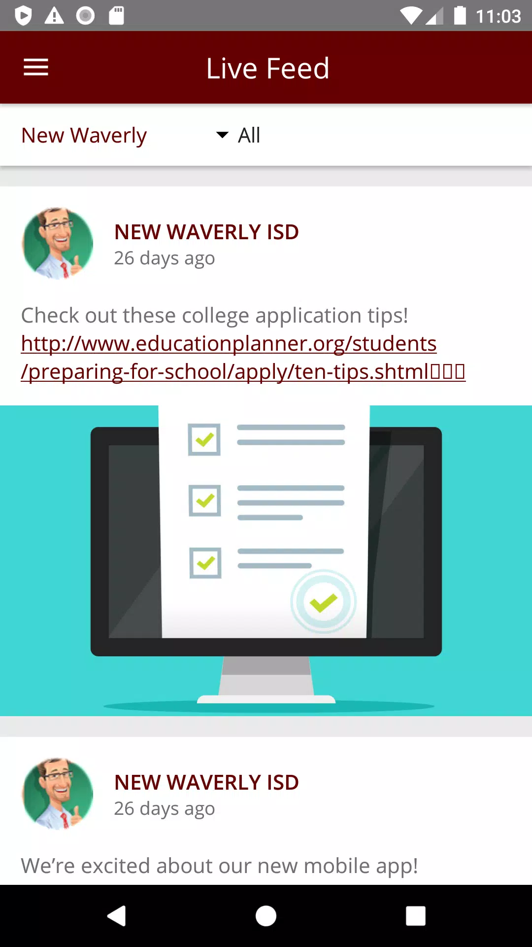 New Waverly ISD, TX APK للاندرويد تنزيل