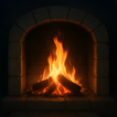 Cozy Fireplace – Lò sưởi