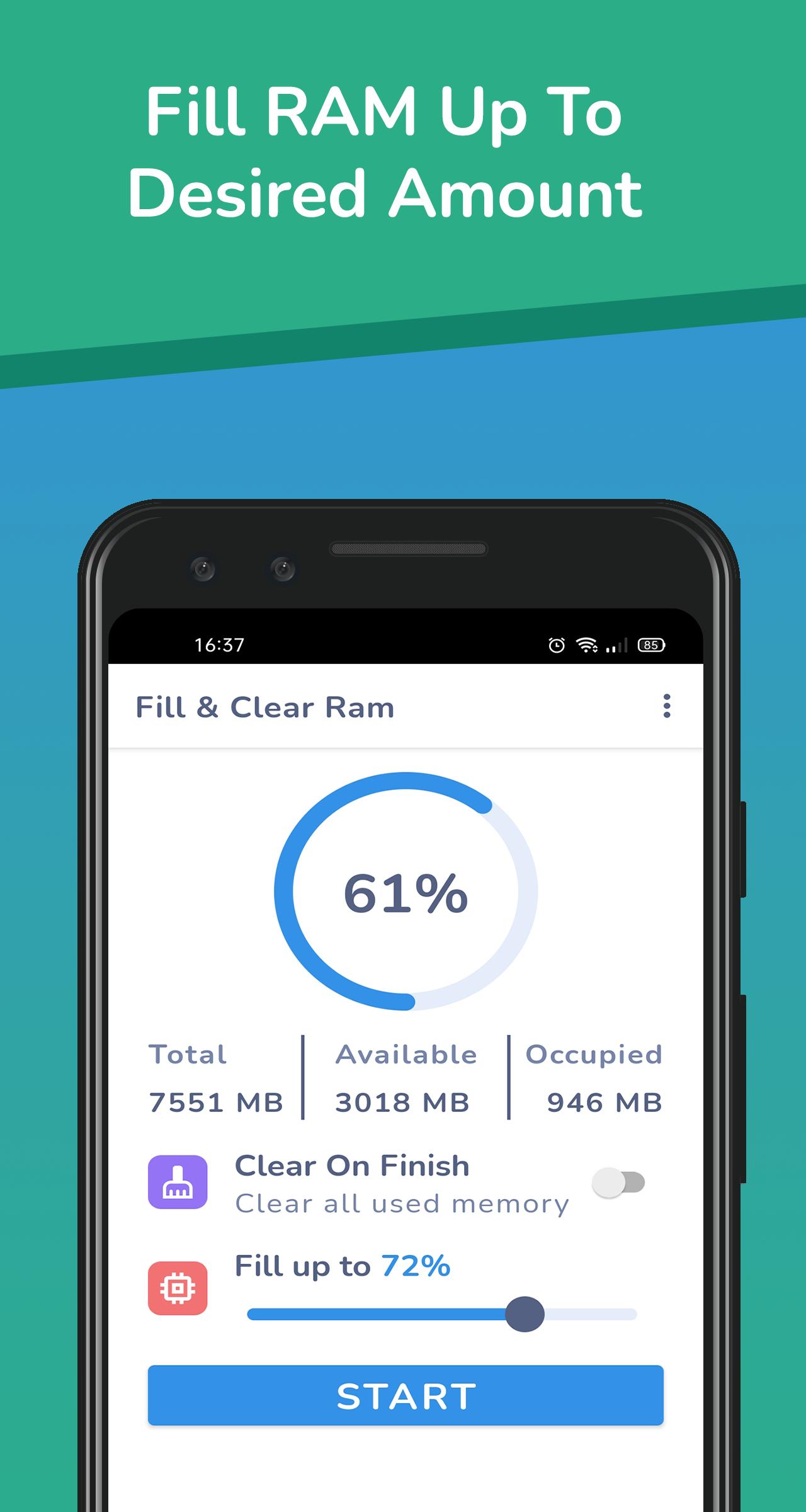 Fill And Clear RAM Memory APK Android Download
