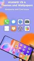 Huawei Y9A Themes Launcher and imagem de tela 2