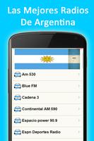 Radio Argentina AM FM -Emisora plakat