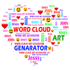 Word Cloud Ai Art Generator simgesi