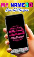 3D My Name Live Wallpaper постер