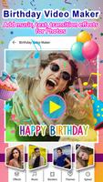 Birthday Video Maker With Song پوسٹر