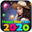 2020 New Year photo frame, Greetings & Gifs