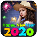 2020 New Year photo frame, Greetings & Gifs APK