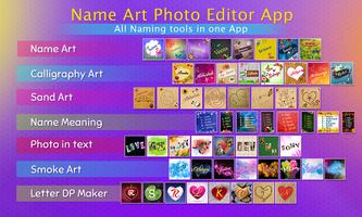 Name Art Photo Editing App Ai poster