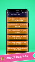 Free Coin and Spin Daily Link ảnh chụp màn hình 1