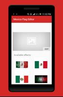 Mexico Photo Flag Editor Affiche