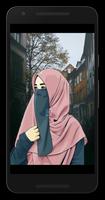 Cartoon Muslimah Affiche
