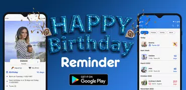 Birthdays, Reminder & Calendar