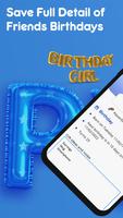 Birthdays, Reminder & Calendar स्क्रीनशॉट 2