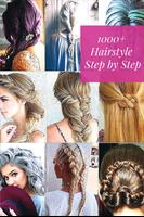 Hair Style app Step-by-Step الملصق